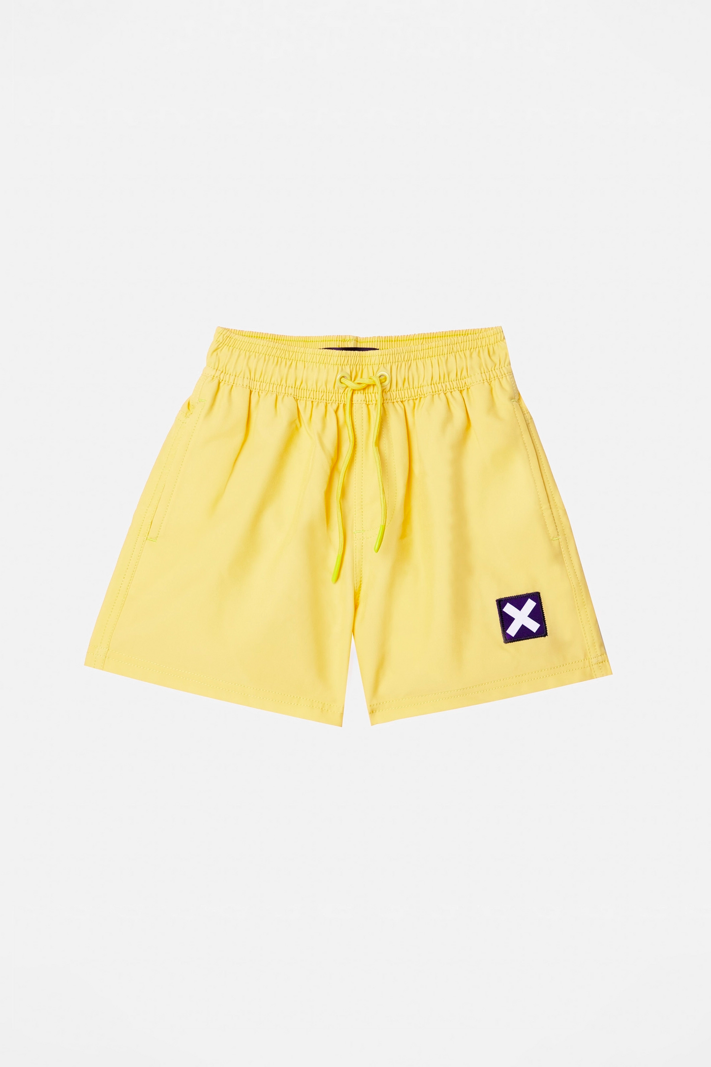 LIGHT YELLOW CLASSIC KIDS SWIMMING TRUNKS