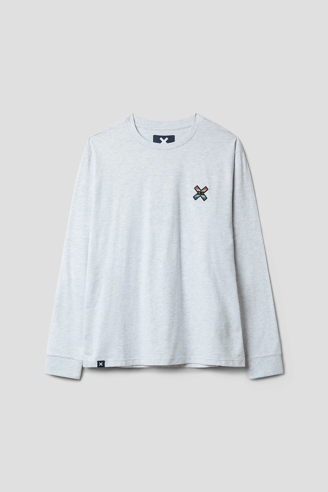 CAMISETA MANGA LARGA KARMA LIGHT GREY MELANGE