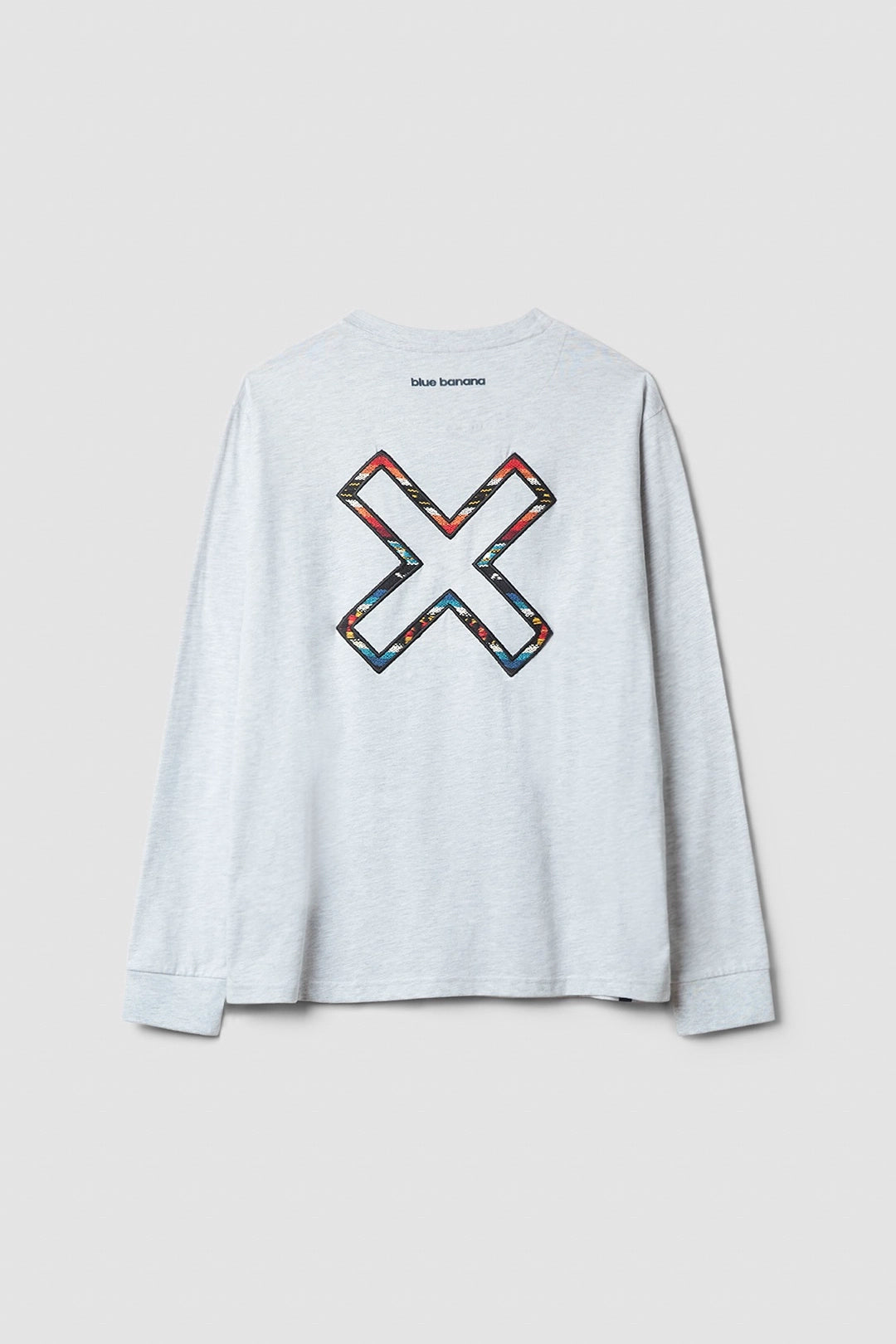 CAMISETA MANGA LARGA KARMA LIGHT GREY MELANGE