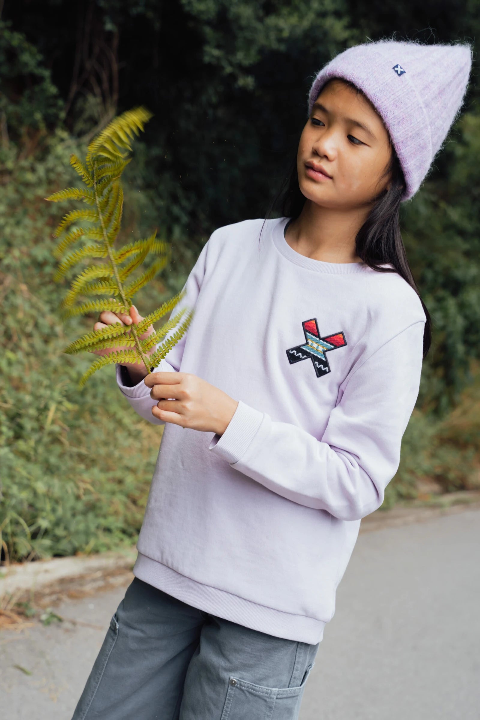 SUDADERA KIDS CLASSIC LIGHT LILAC