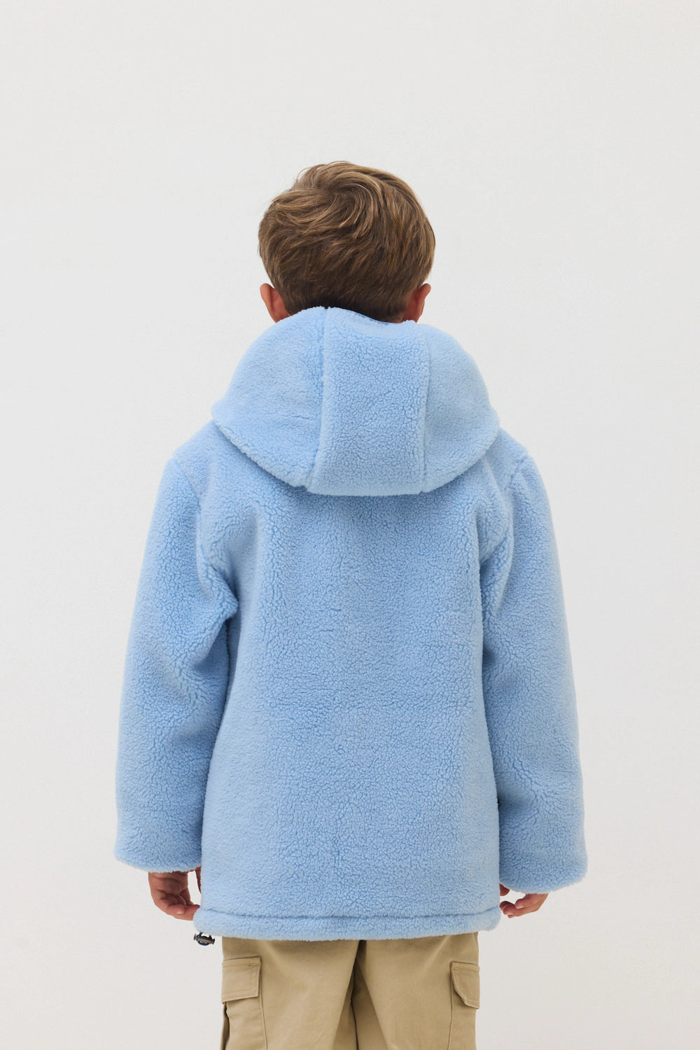 LIGHT BLUE BARRY KIDS POLAR HOODIE