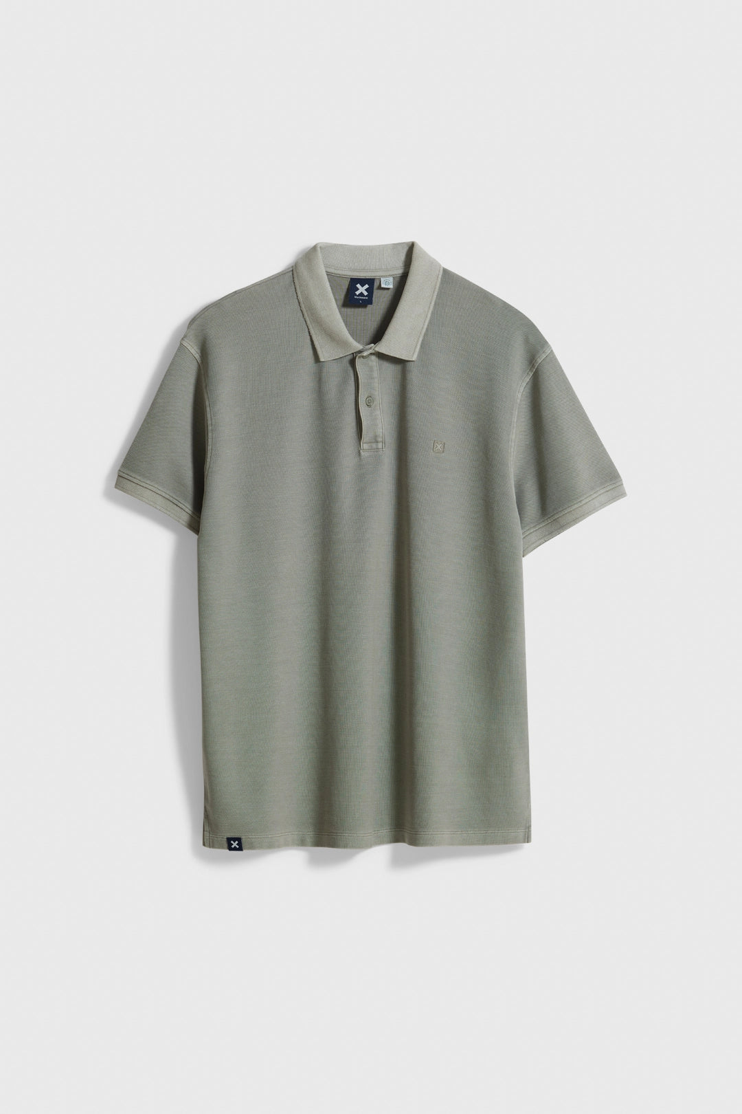 OLIVE GREEN NATURE WASHED POLO