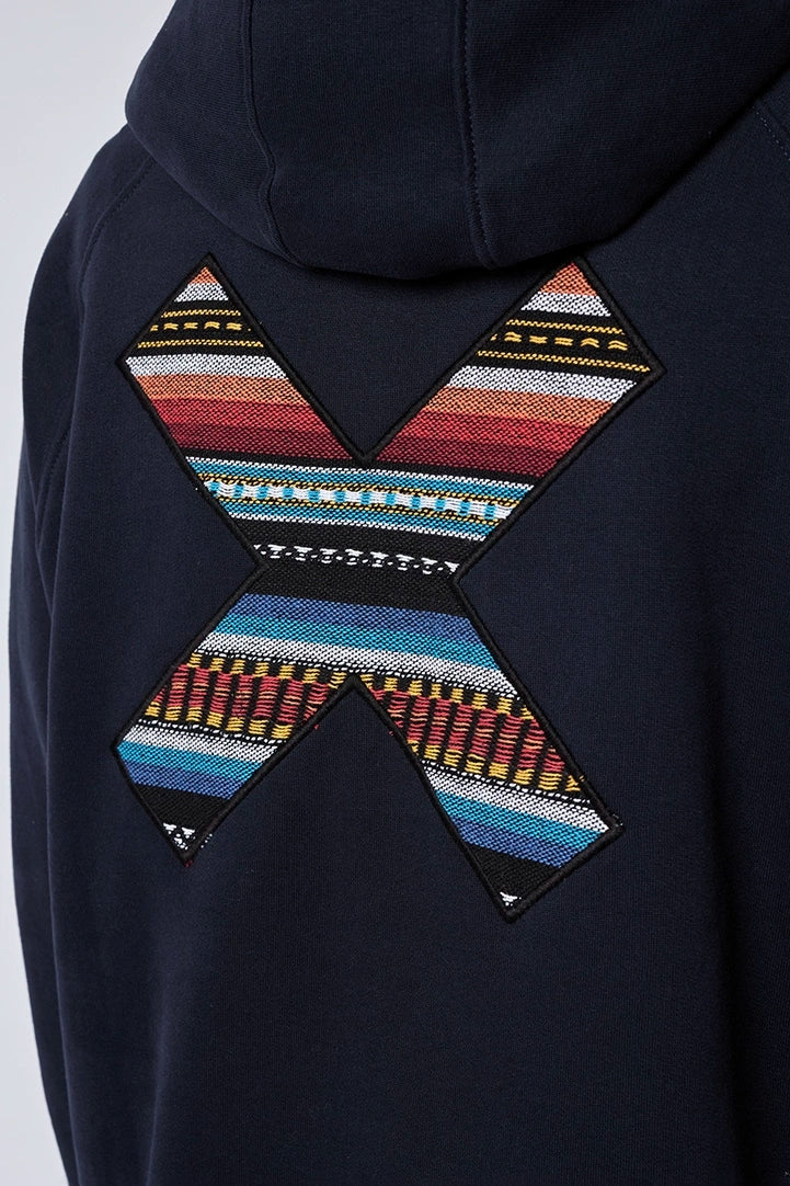 SUDADERA CON CAPUCHA CLASSIC AZUL MARINO