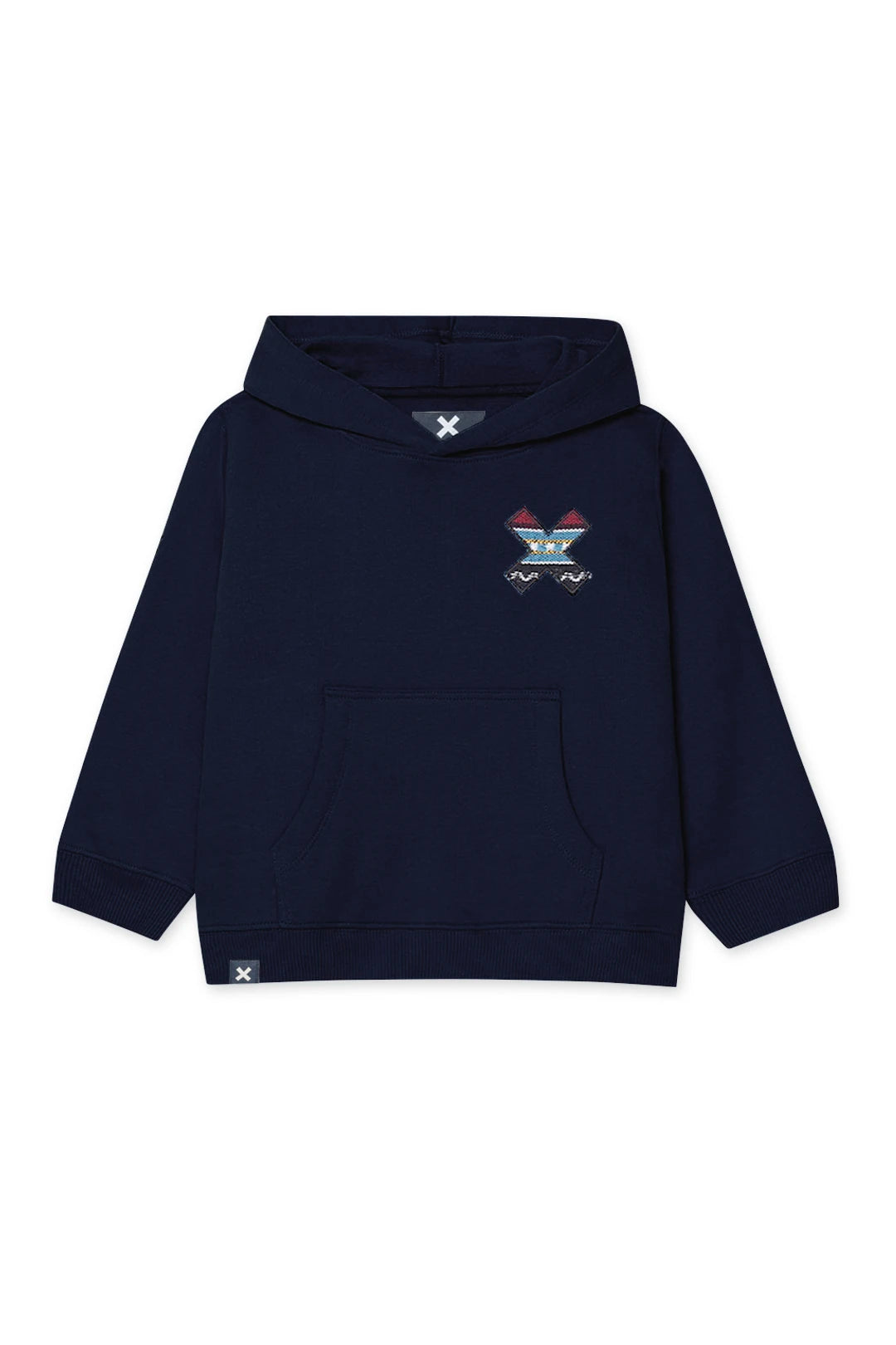 SUDADERA CON CAPUCHA KIDS CLASSIC AZUL MARINO