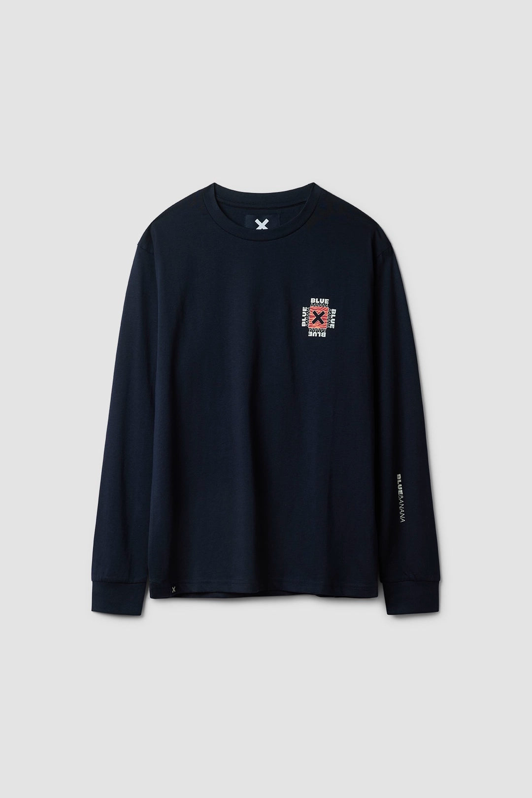 NAVY FOAM LS TEE
