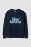 NAVY SHELTER KNITTED SWEATER