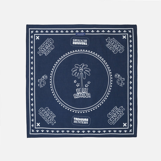 NAVY TREASURE BANDANA
