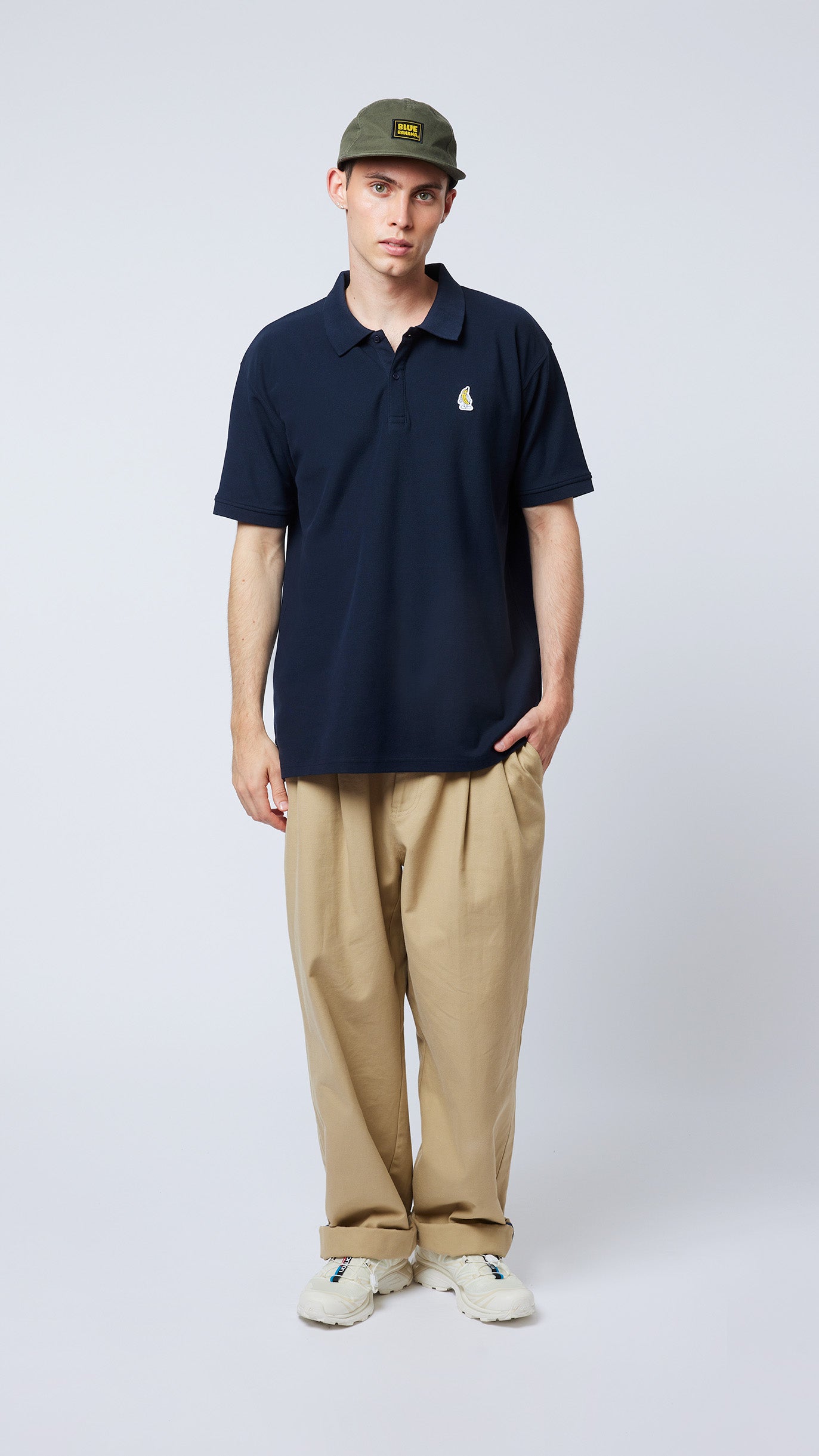 POLO BANANA AZUL MARINO