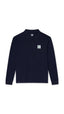 NAVY BLISS LS POLO