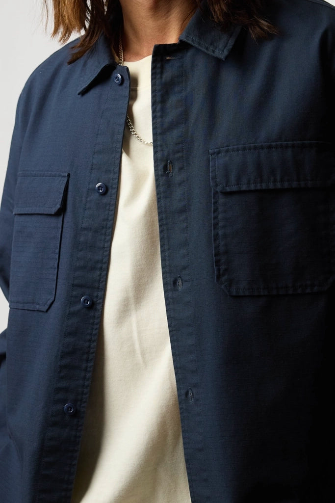 NAVY BOMBIE SHIRT