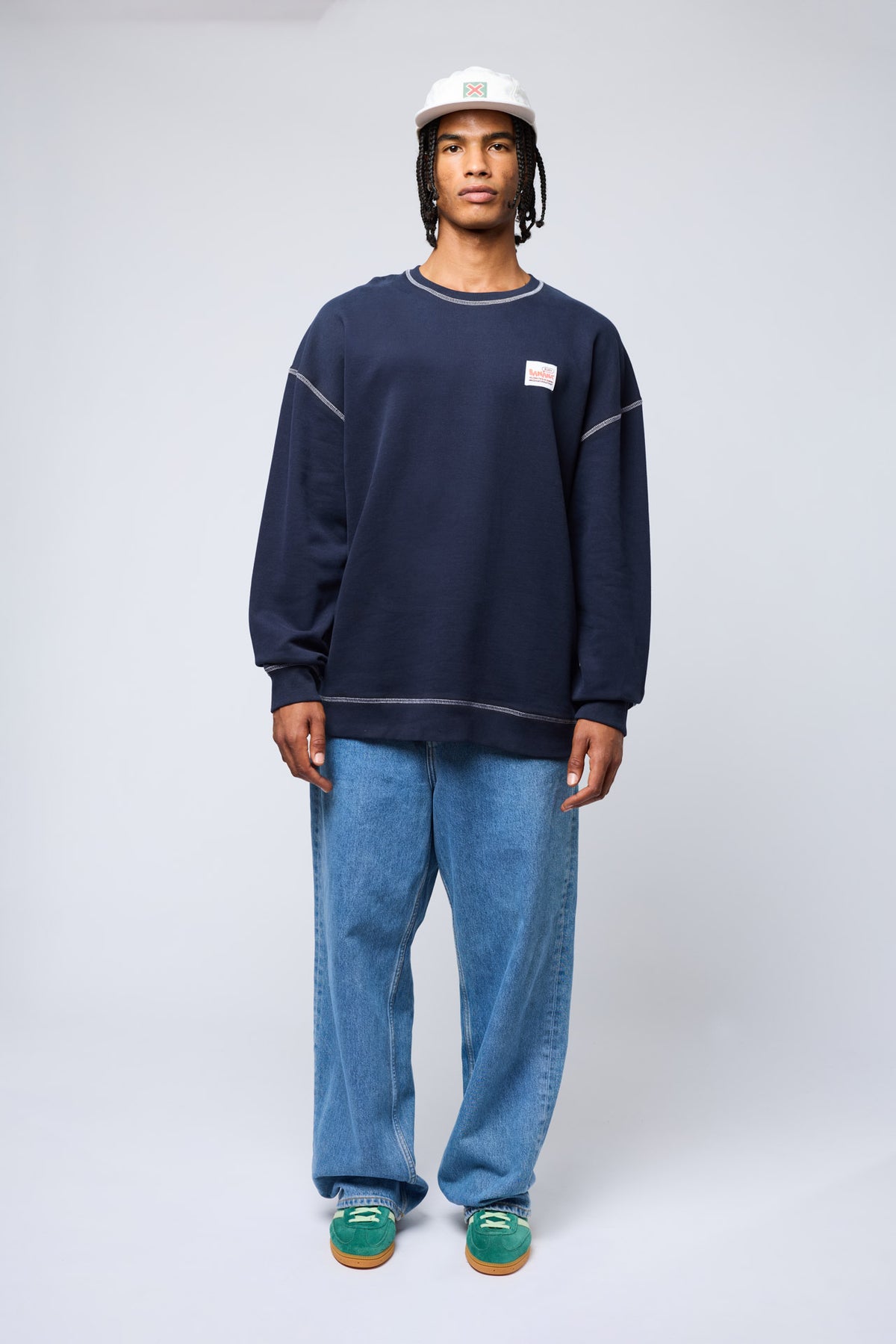 SUDADERA FRAME AZUL MARINO