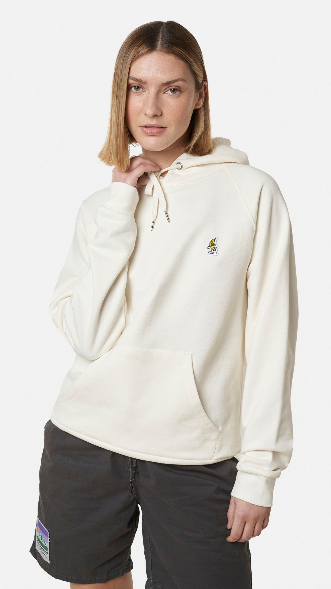 HOODIE BANANA BLANCO ROTO
