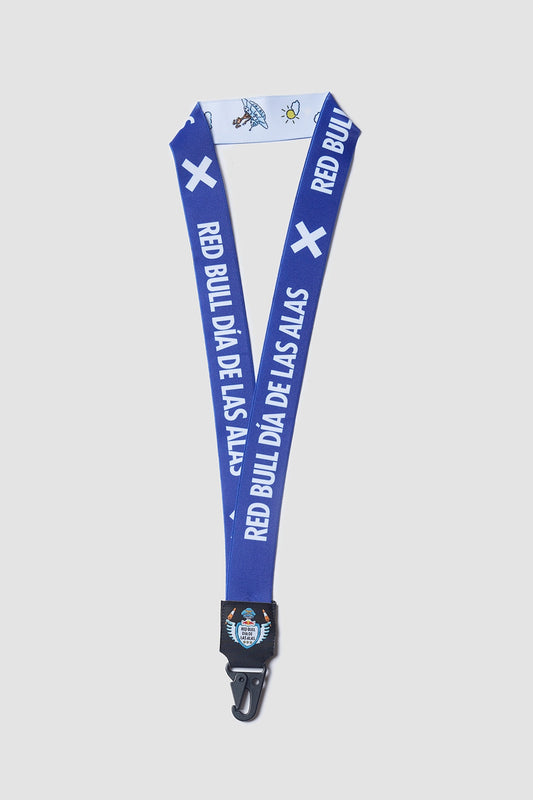 NAVY RED BULL LANYARD