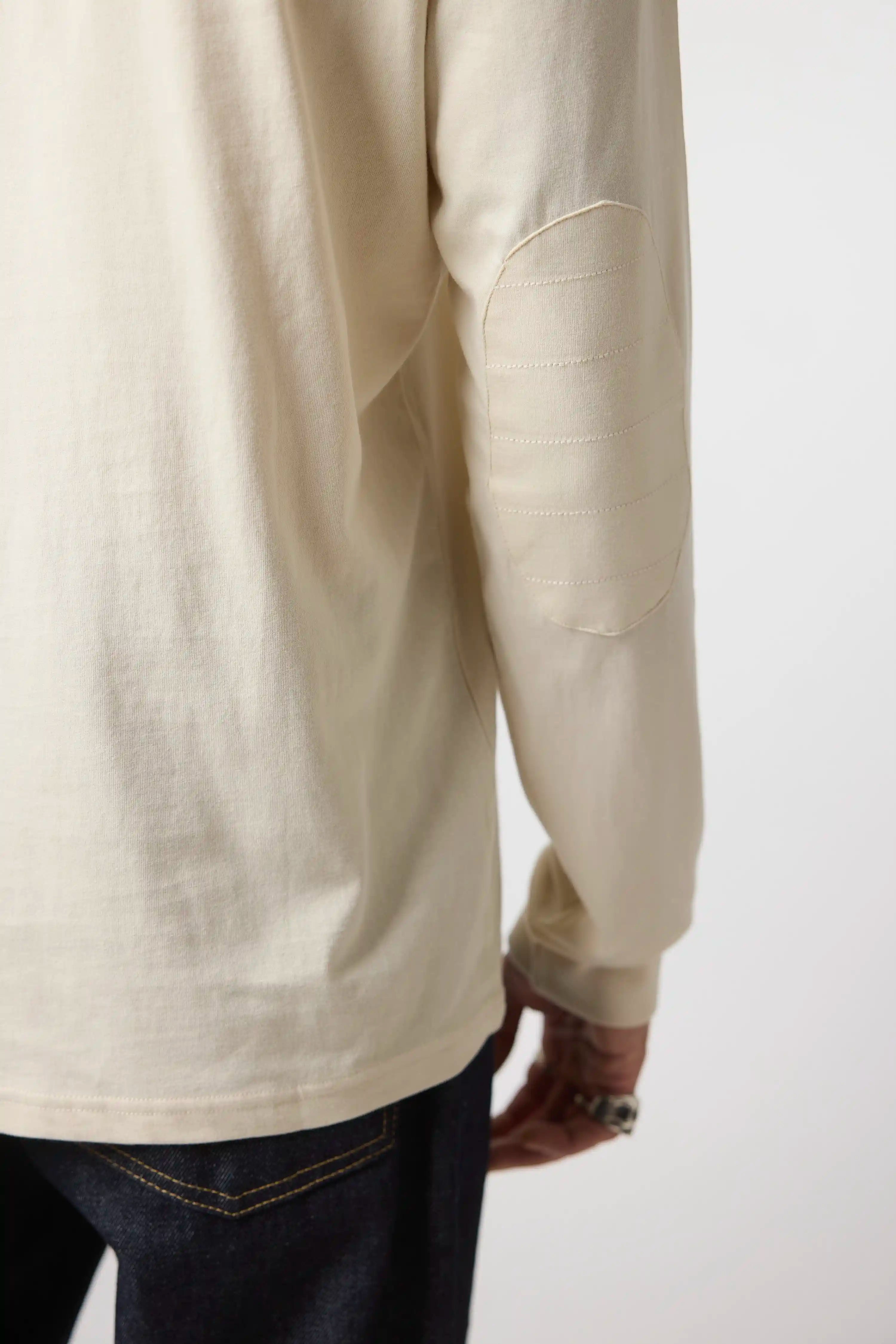 CAMISETA MANGA LARGA BASIC PREMIUM CRD BLANCO ROTO