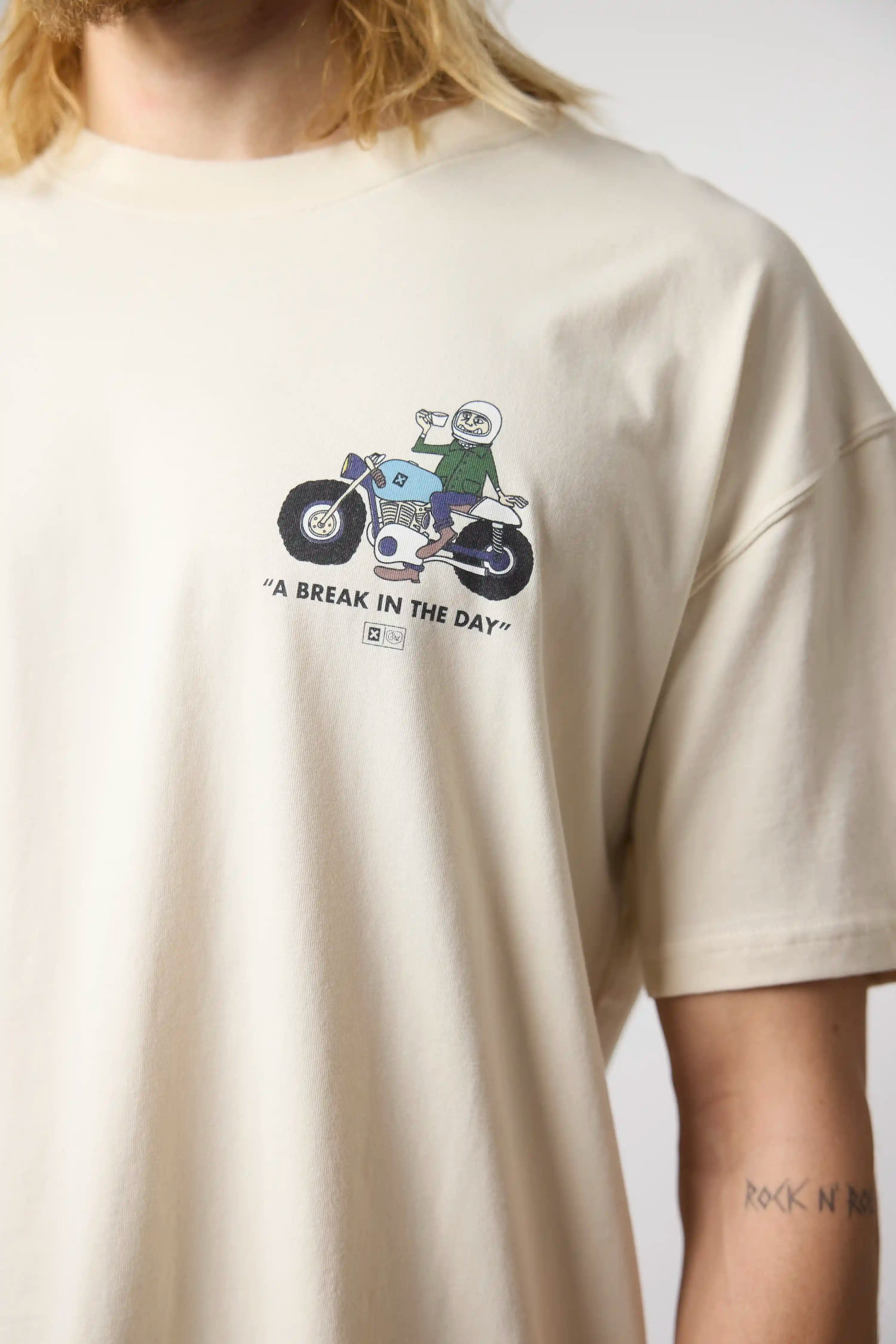 CAMISETA RIDER CRD BLANCO ROTO