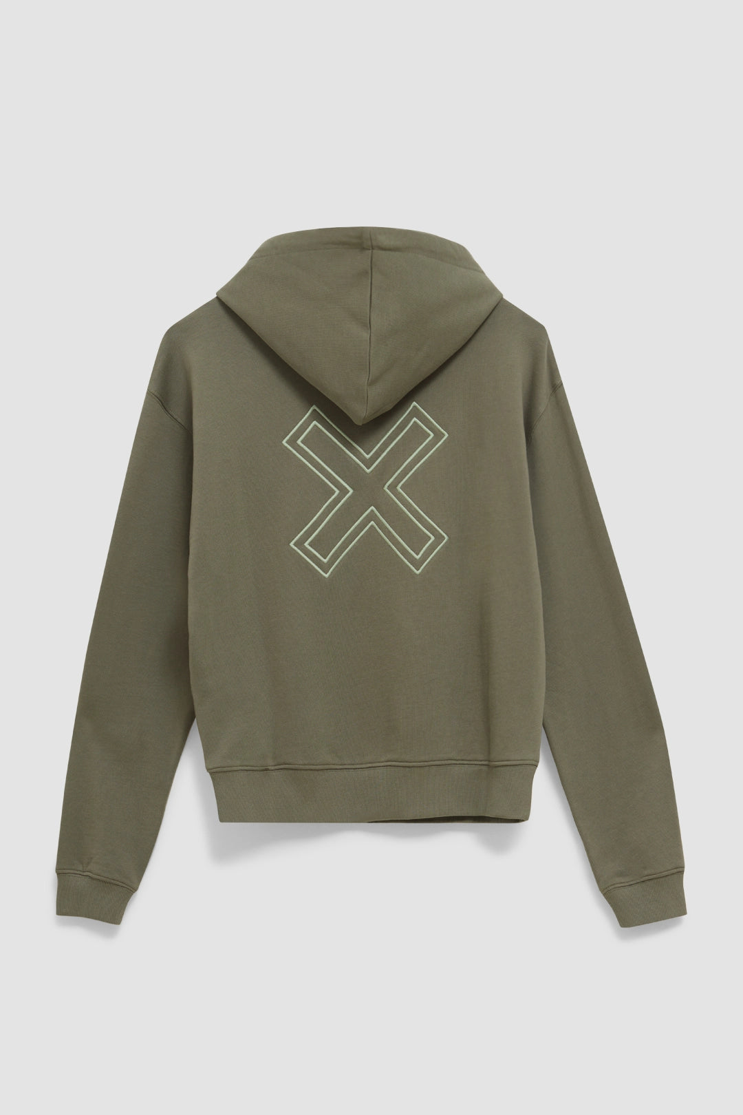 OLIVE GREEN REEF WOMAN HOODIE