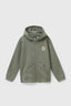 OLIVE GREEN NATURE KIDS FULL ZIP HOODIE