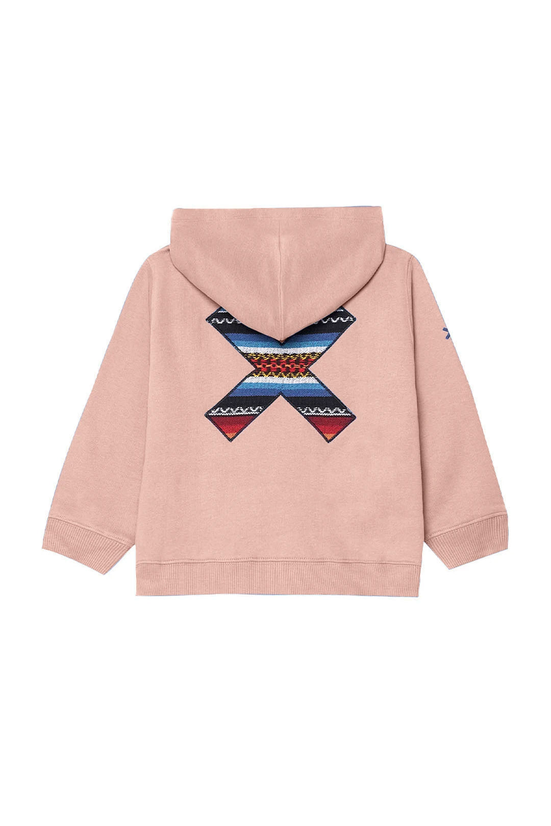 SUDADERA CON CAPUCHA KIDS CLASSIC PEACH