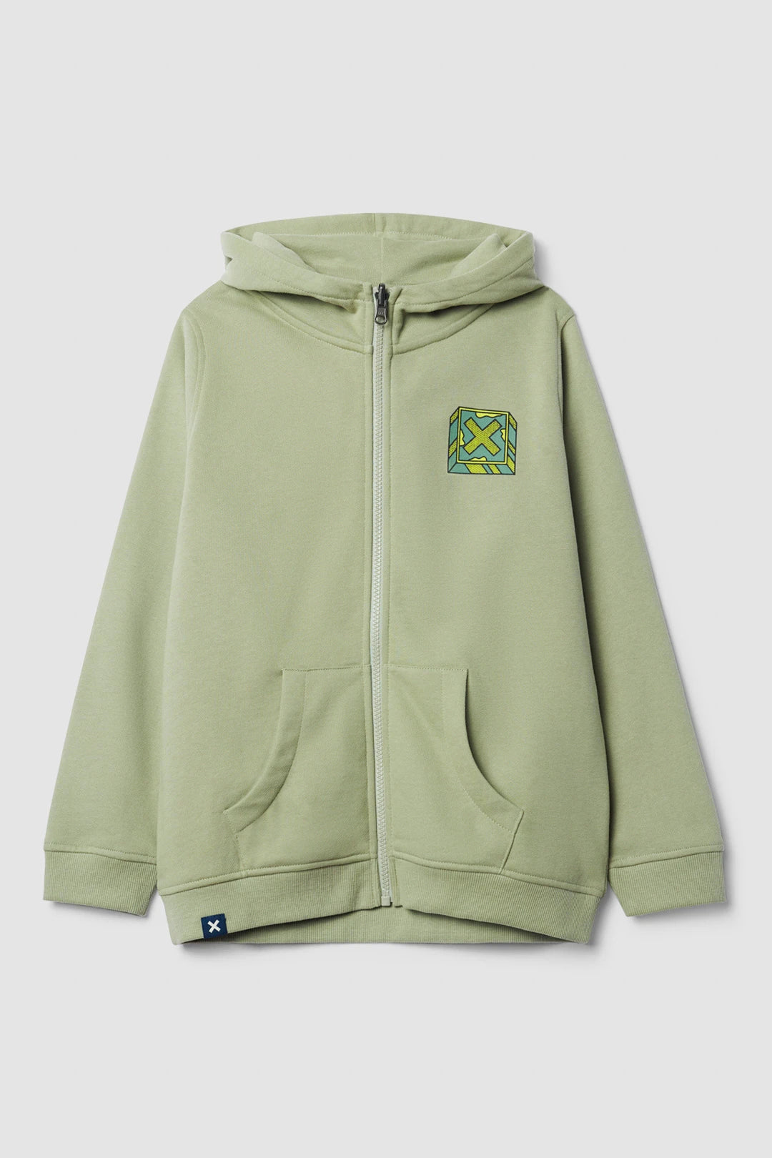 SAGE FONT KIDS FULL ZIP HOODIE