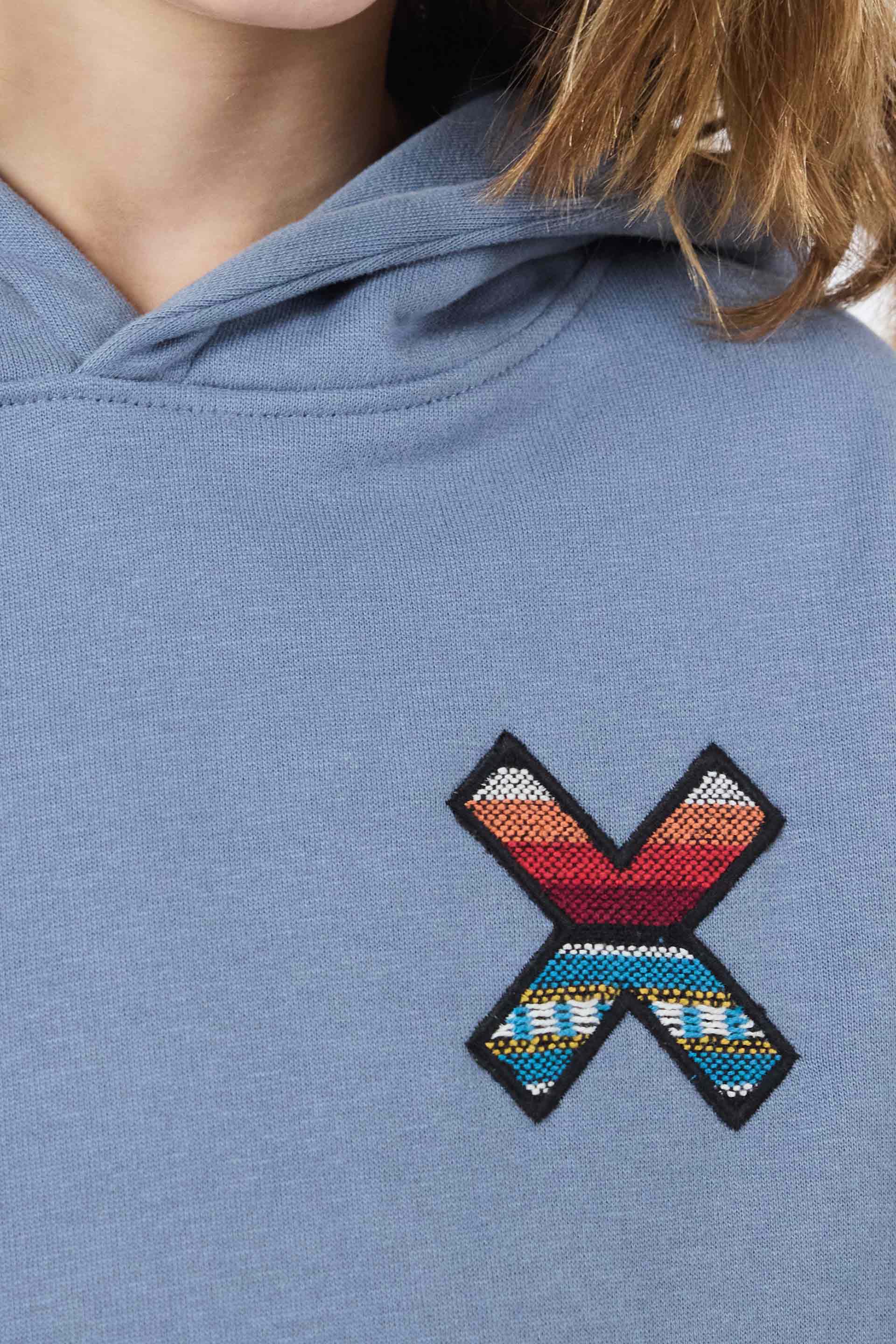 SUDADERA CON CAPUCHA KIDS CLASSIC SKY BLUE