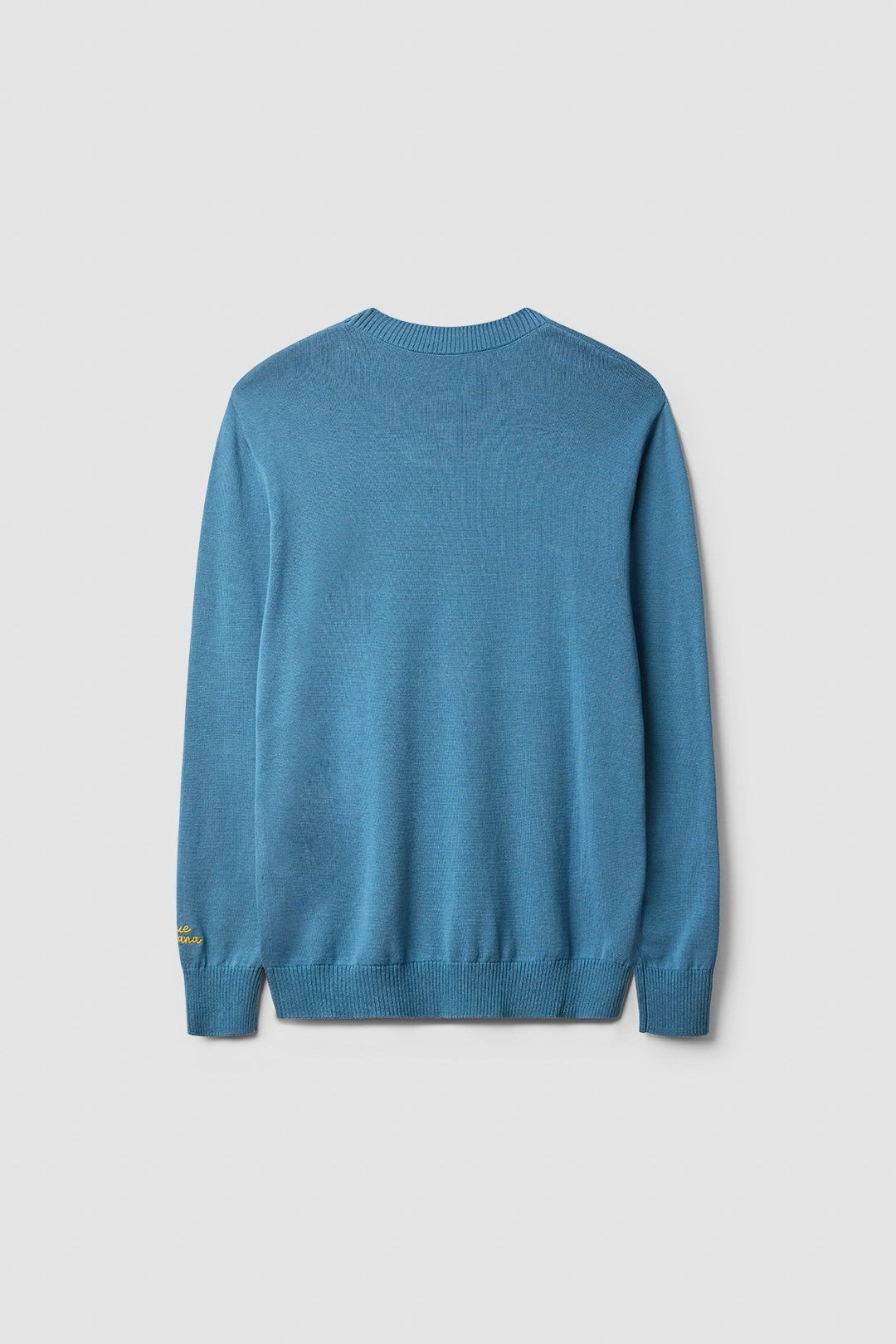 SKY BLUE FISH KNITTED SWEATER