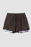 PANTALÓN CORTO TRAIL SOLID BROWN