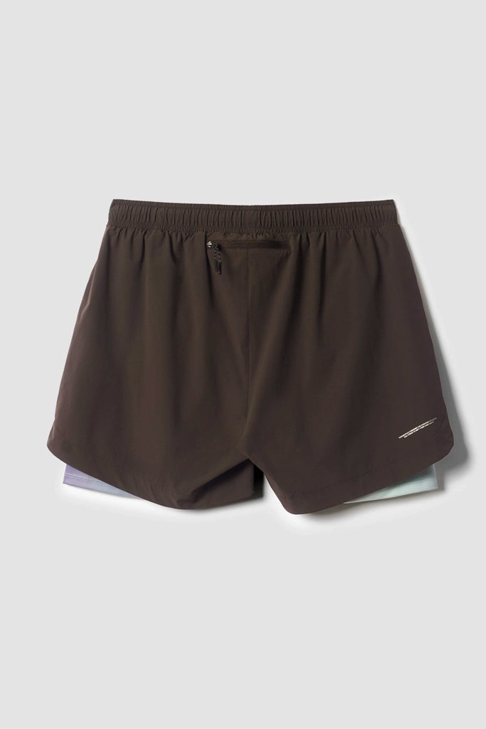 PANTALÓN CORTO TRAIL SOLID BROWN
