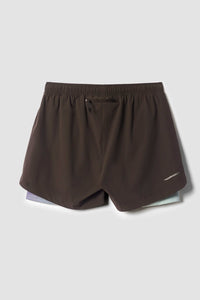 PANTALÓN CORTO TRAIL SOLID BROWN