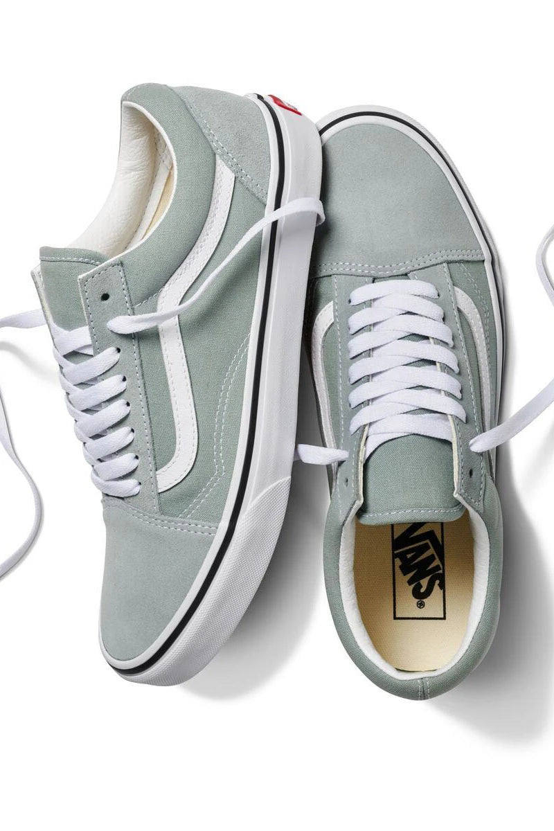 PURE GRAY OLD SKOOL VANS SNEAKERS