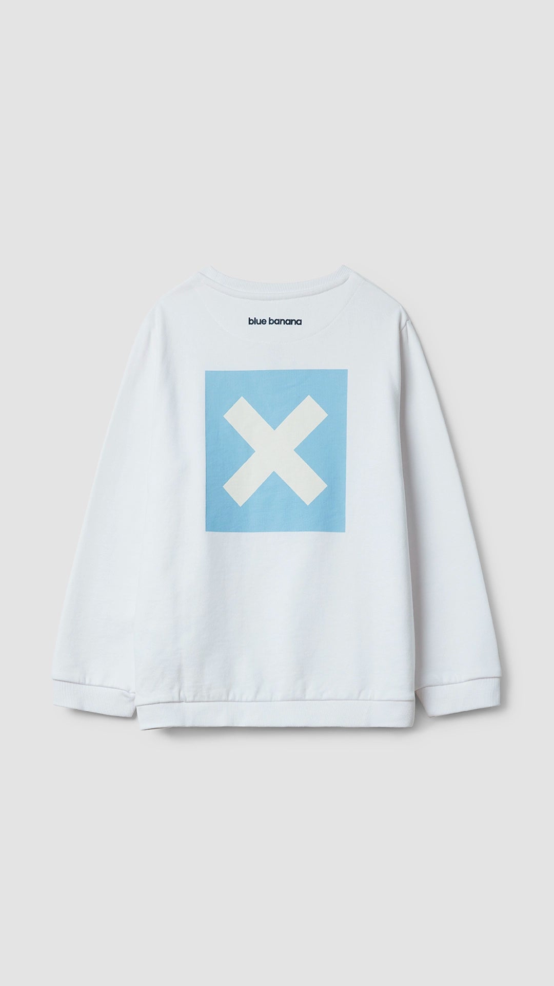 SUDADERA KIDS NATURE BLANCA