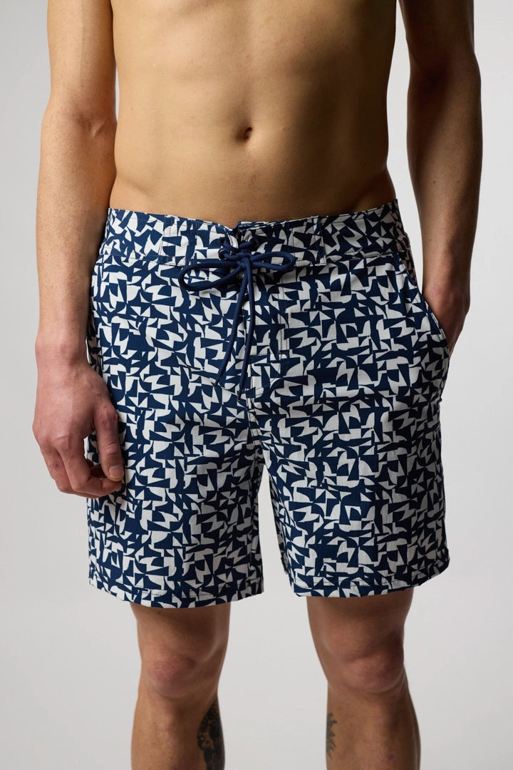 NAVY BUBBLE BOARDSHORTS