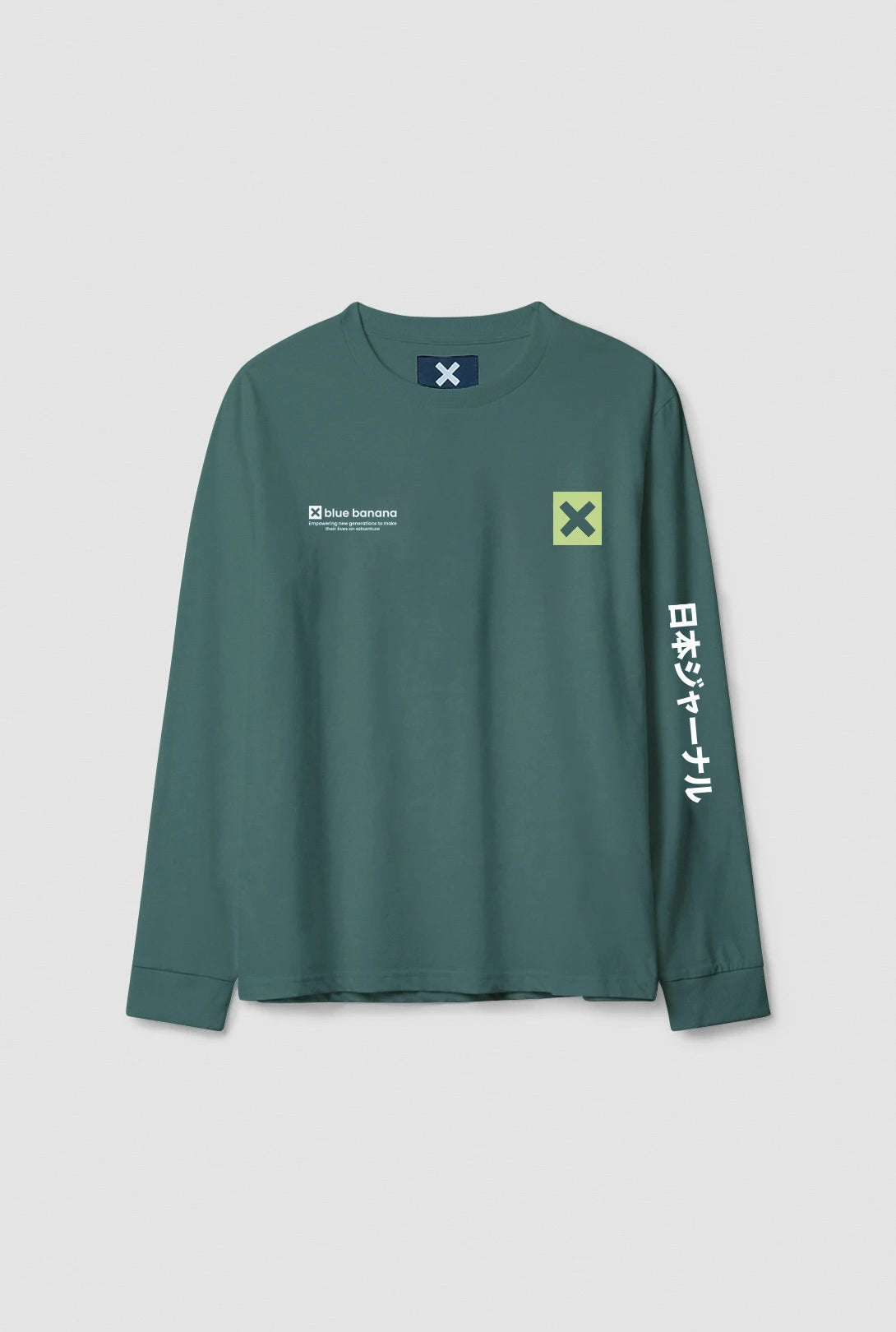 TREKKING GREEN JOURNAL LS TEE