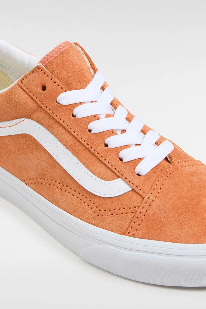 PIG SUEDE CARNELIAN OLD SKOOL VANS SNEAKERS