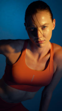 VOLCANO RED WOMEN'S ACTIVE TOP