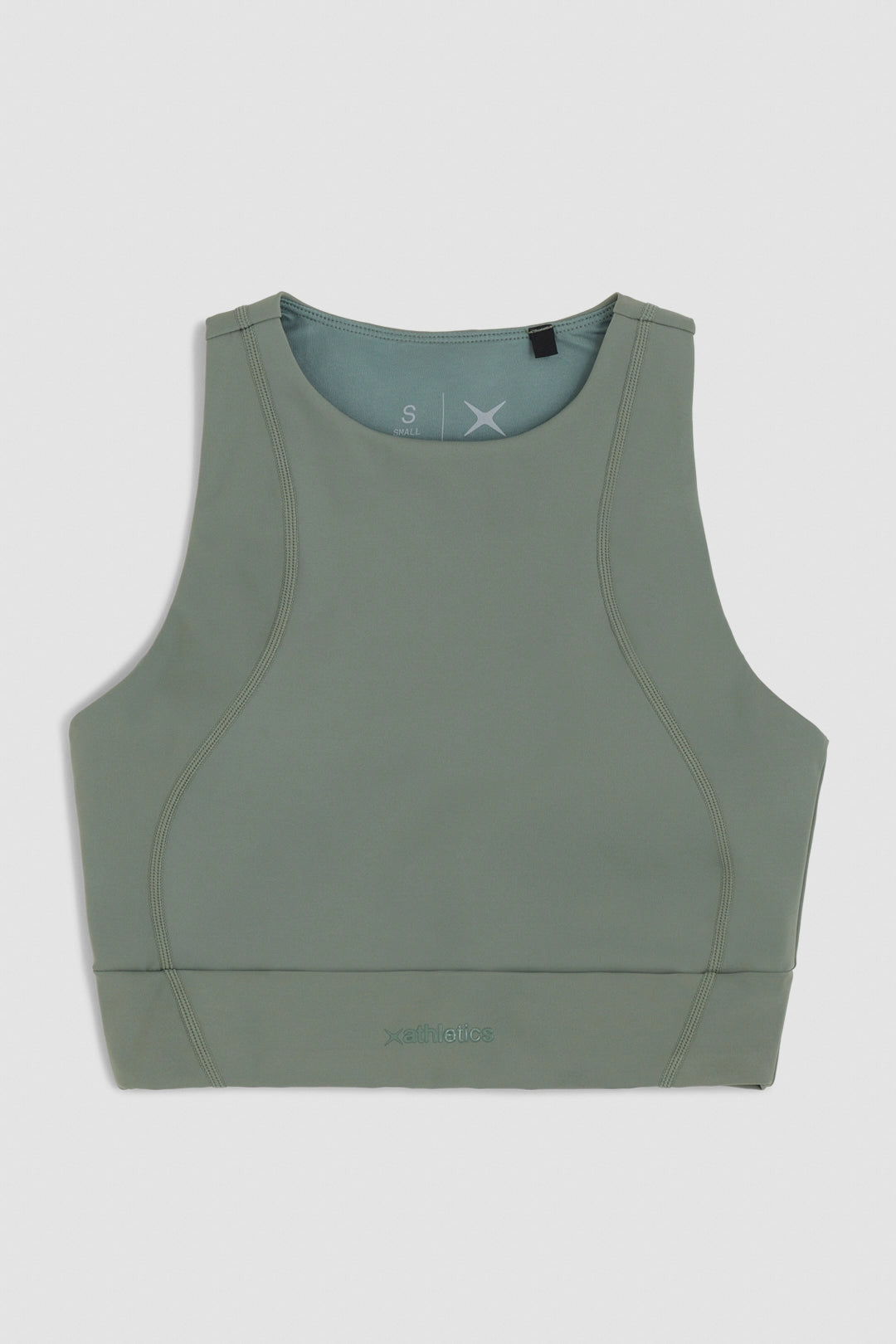 OLIVE GREEN WASHED ACTIVE WOMAN TOP