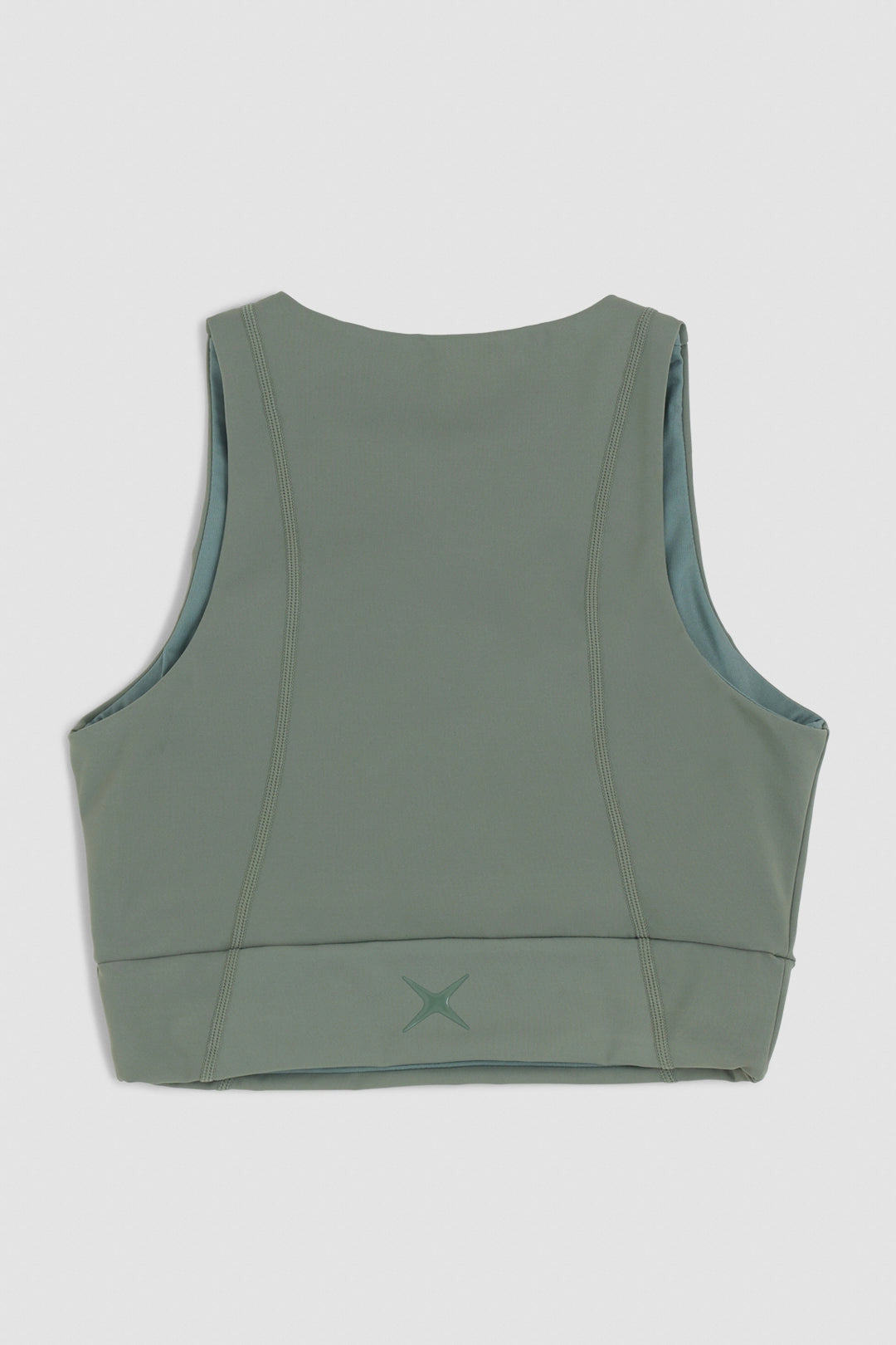 OLIVE GREEN WASHED ACTIVE WOMAN TOP