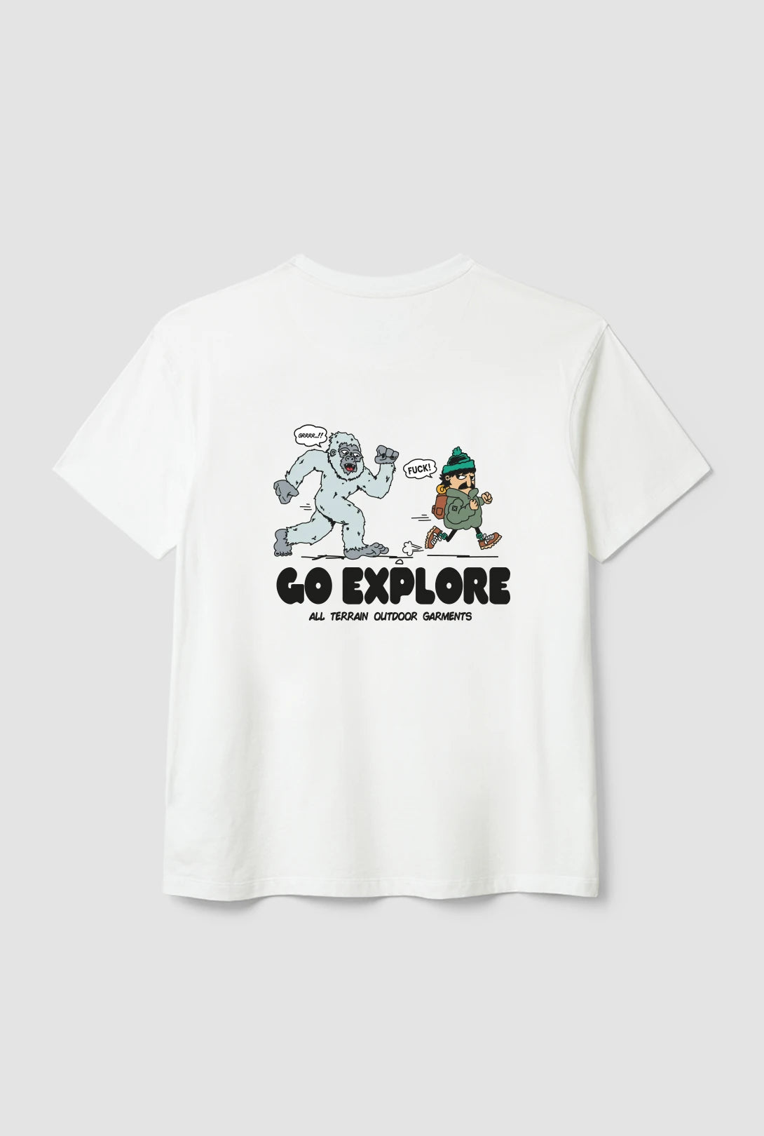 WHITE CHASE TEE