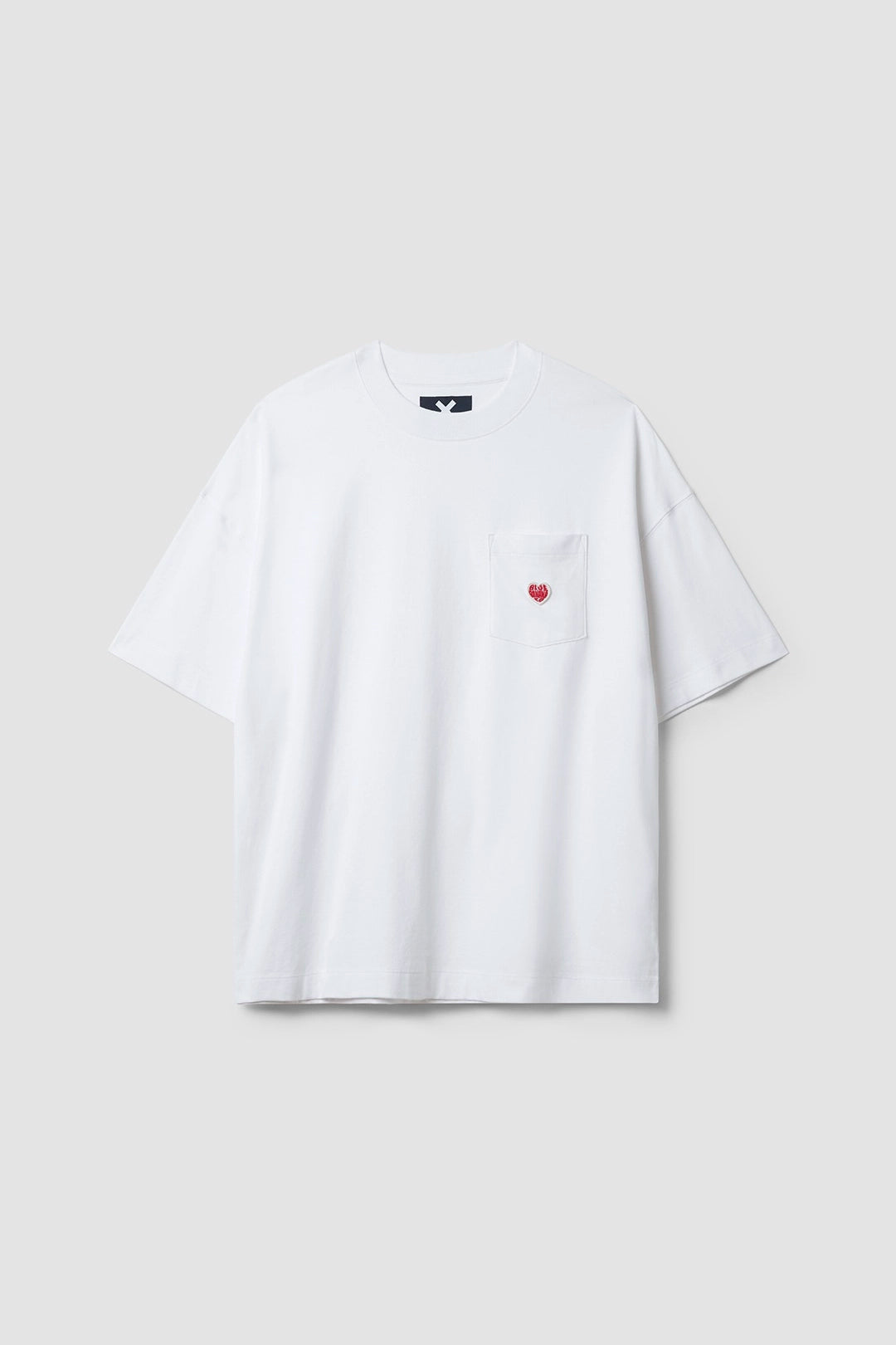 WHITE HEART POCKET TEE