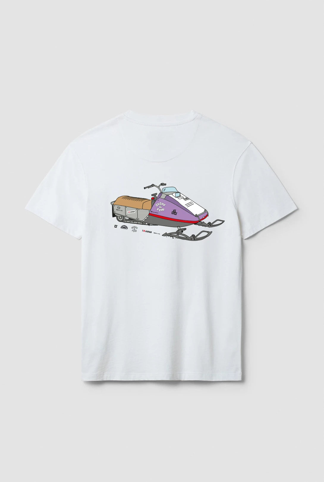 WHITE SUSHI & POW TEE
