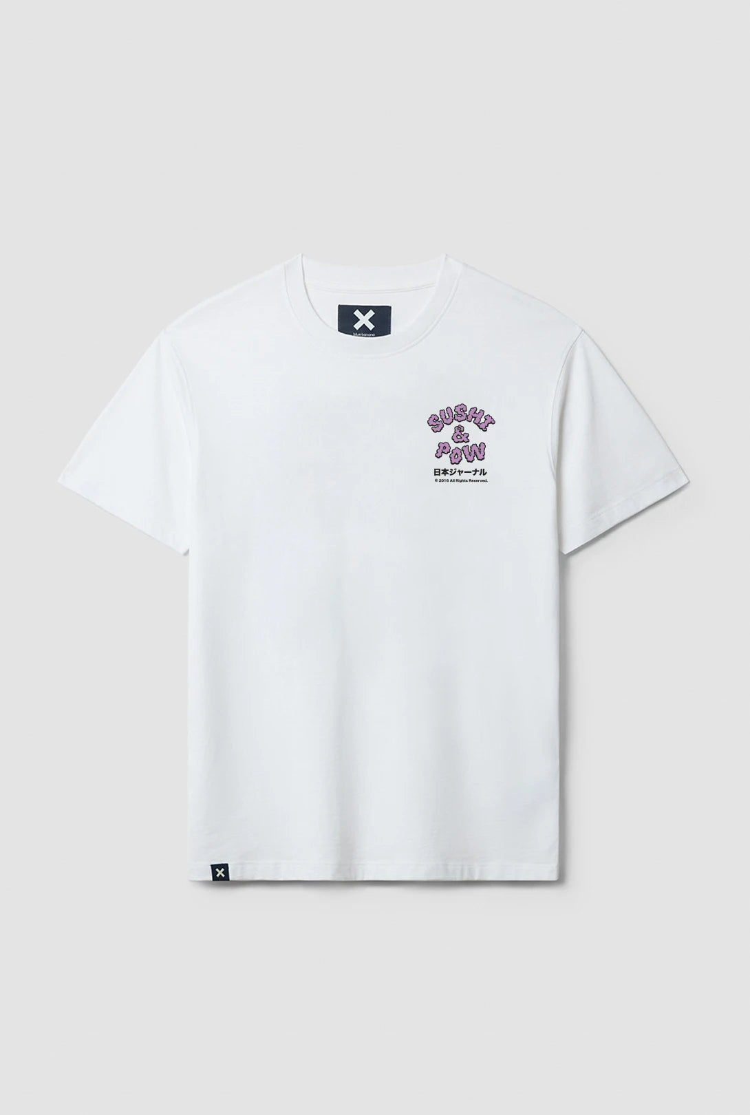 WHITE SUSHI & POW TEE