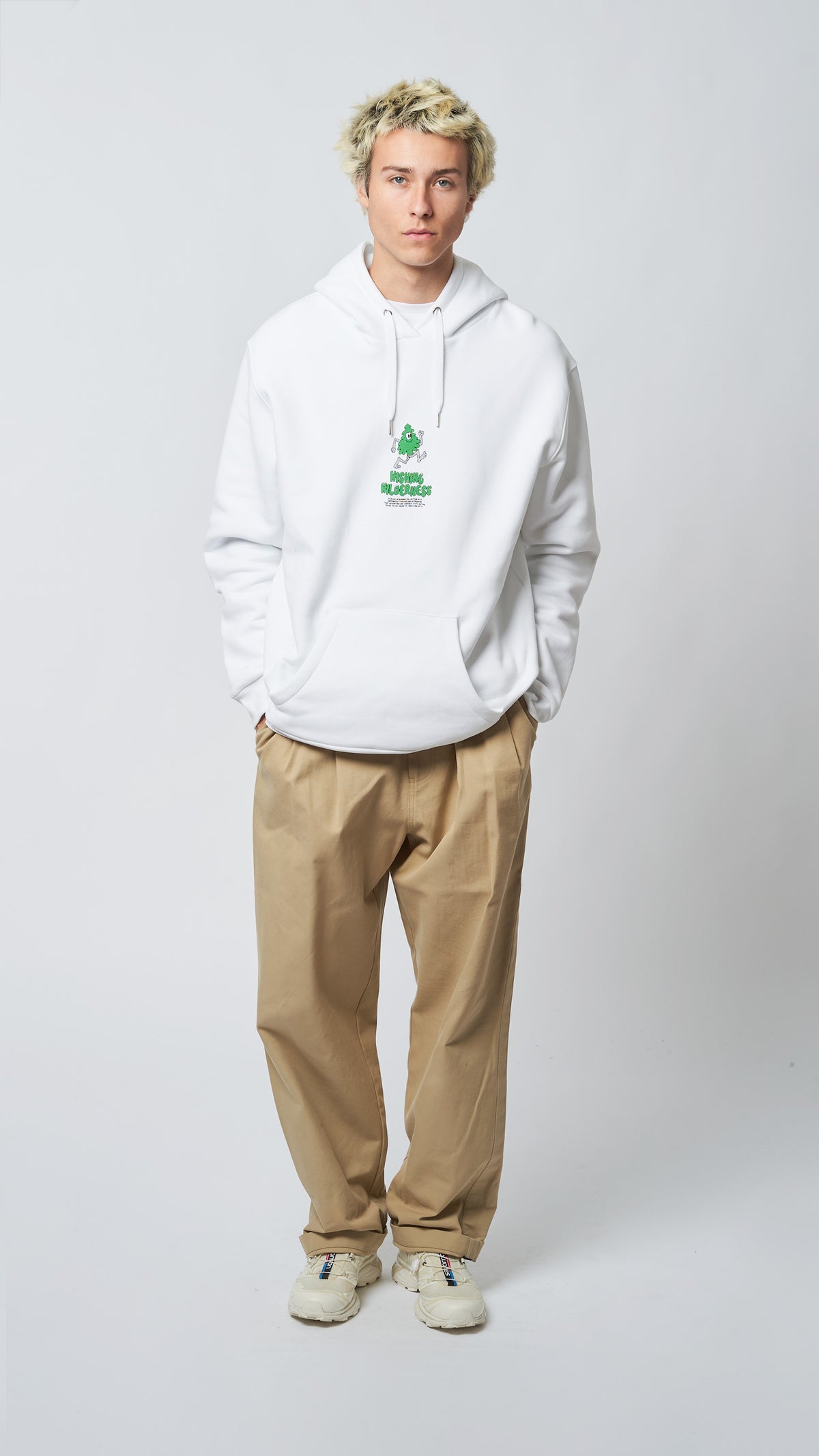HOODIE WILDERNESS BLANCA