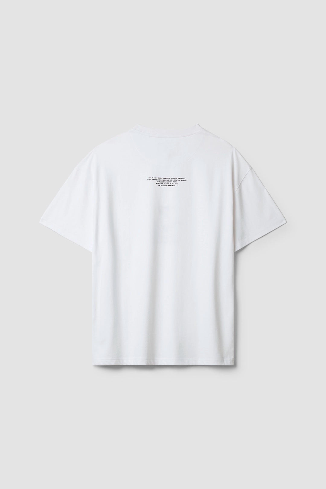 WHITE WIPEOUT TEE