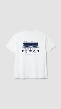 WHITE BARCELONA CITY TEE