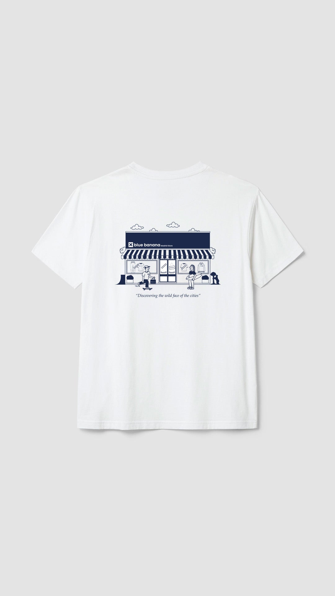 WHITE MADRID CITY TEE