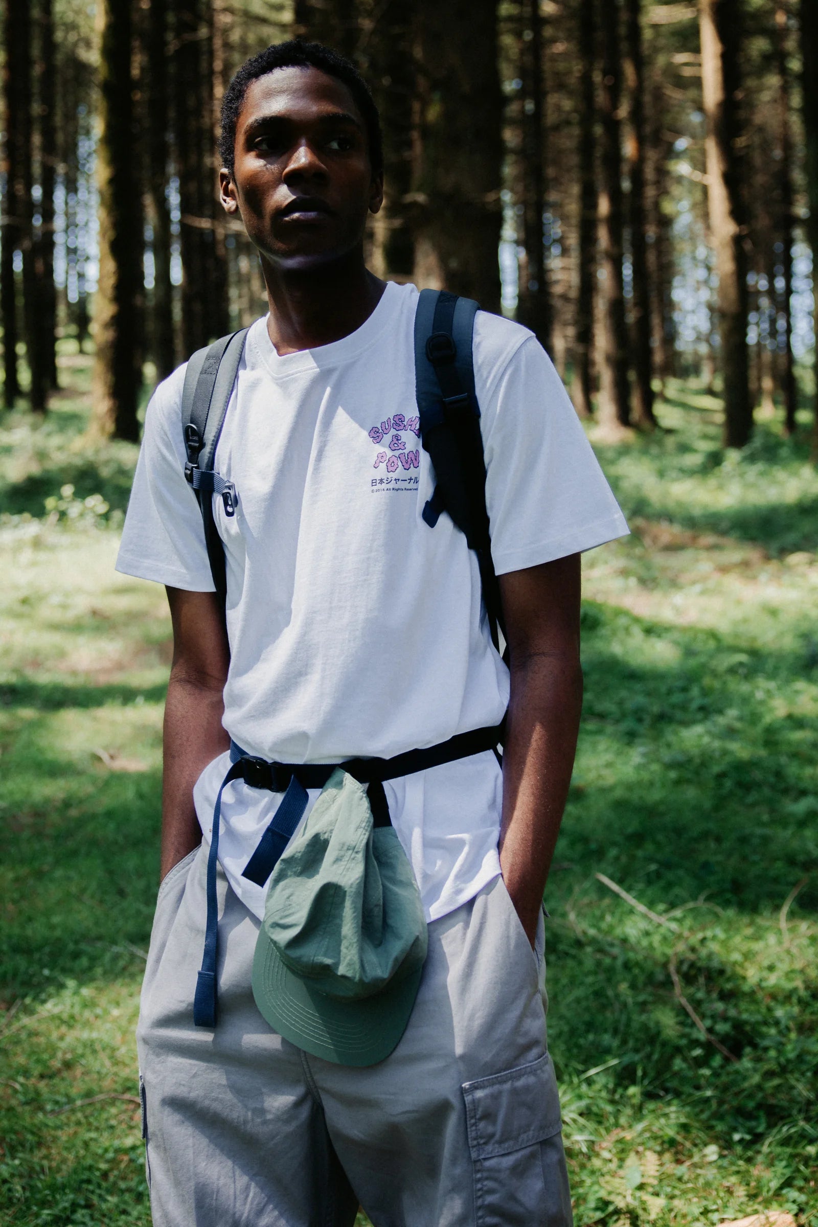 WHITE SUSHI & POW TEE
